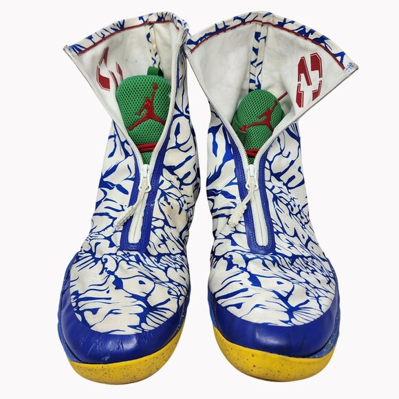 Air Jordan XX8 "Do The Right Thing" Mens Sneakers US 14 Blue White Green - Picture 4 of 15